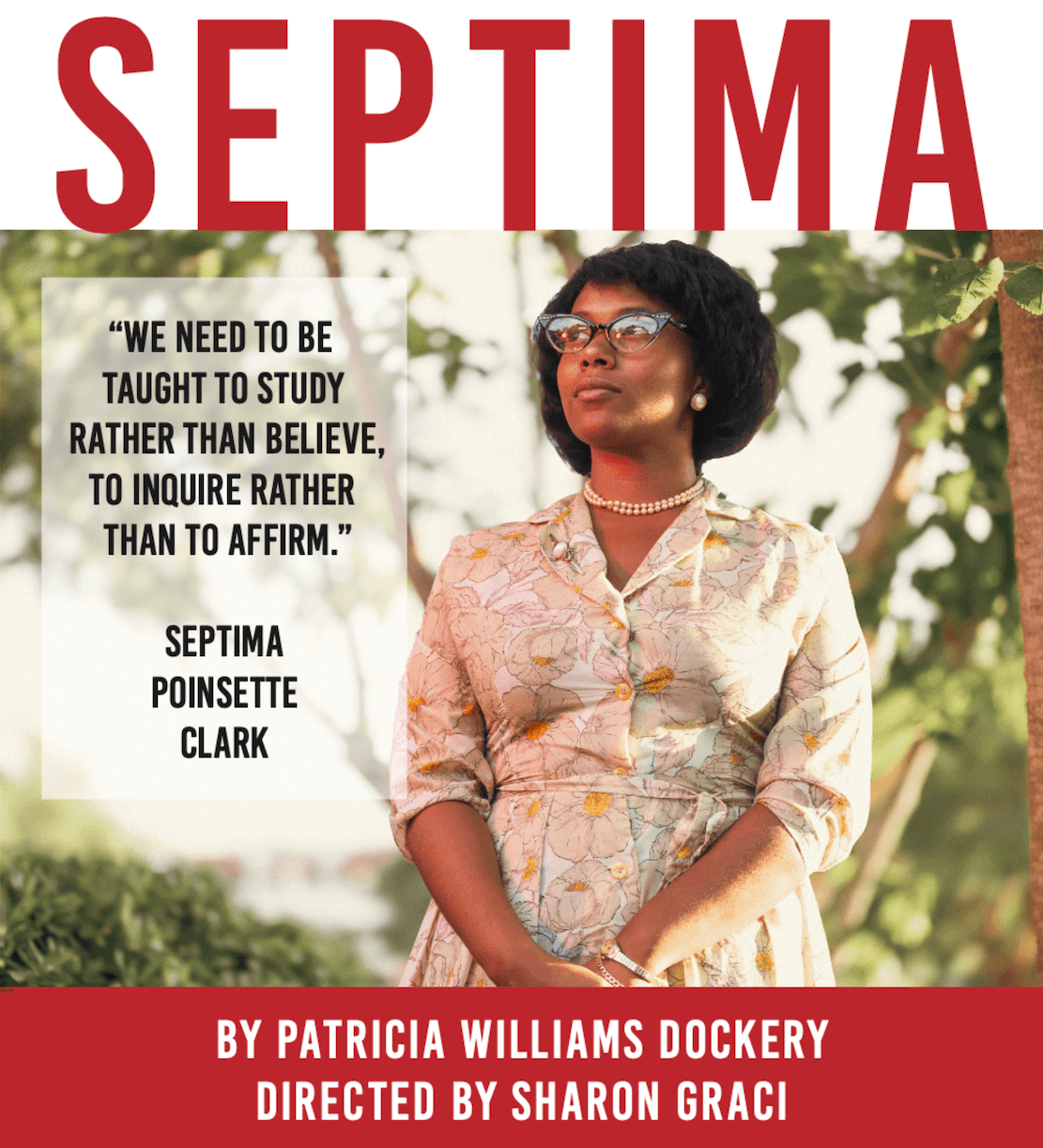 Septima Clark play at PURE Theatre Lowcountry tour